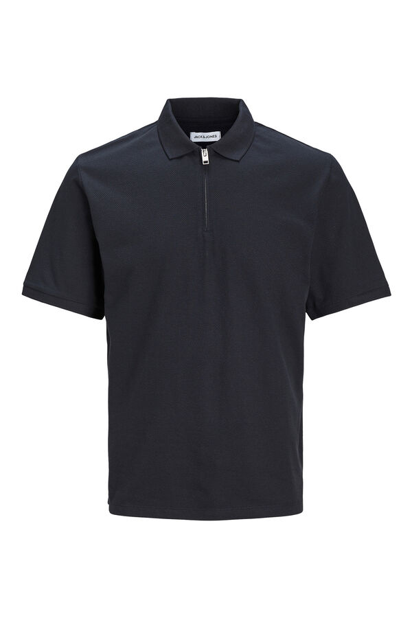 Cortefiel Standard fit polo shirt Navy