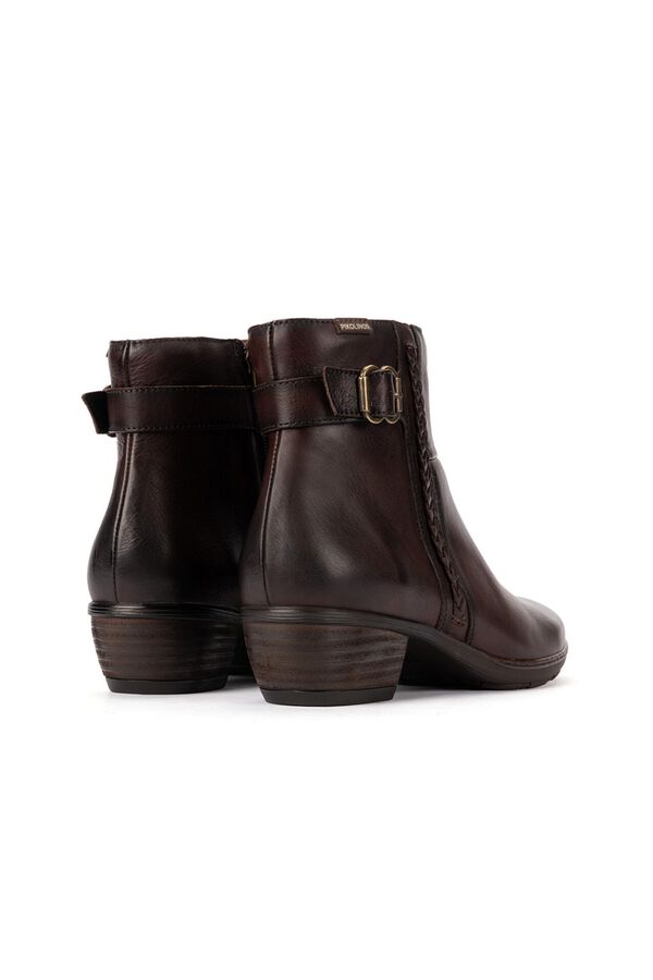 Pikolinos Women's ankle boot with buckle Brown