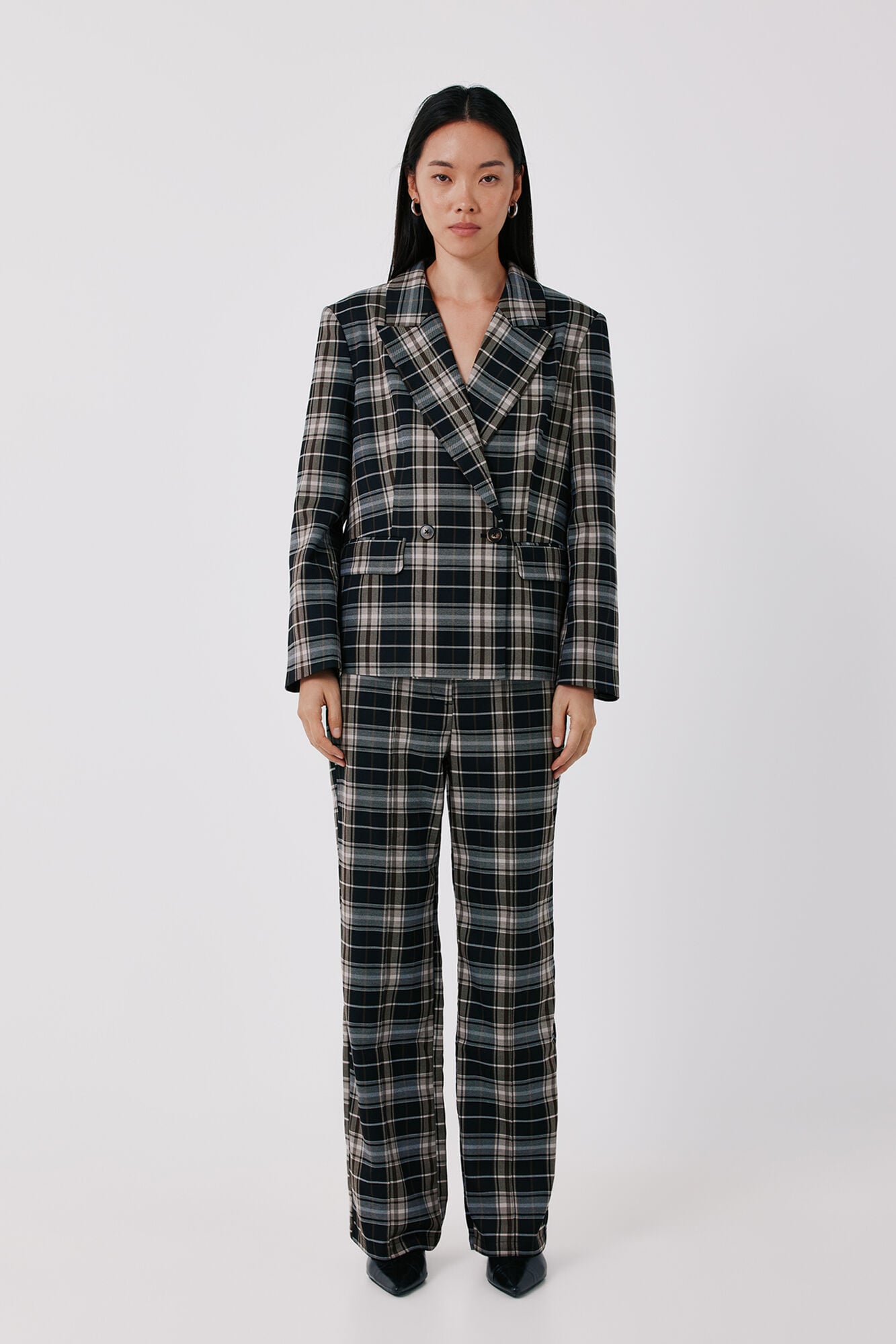 Cortefiel Women's plaid trousers