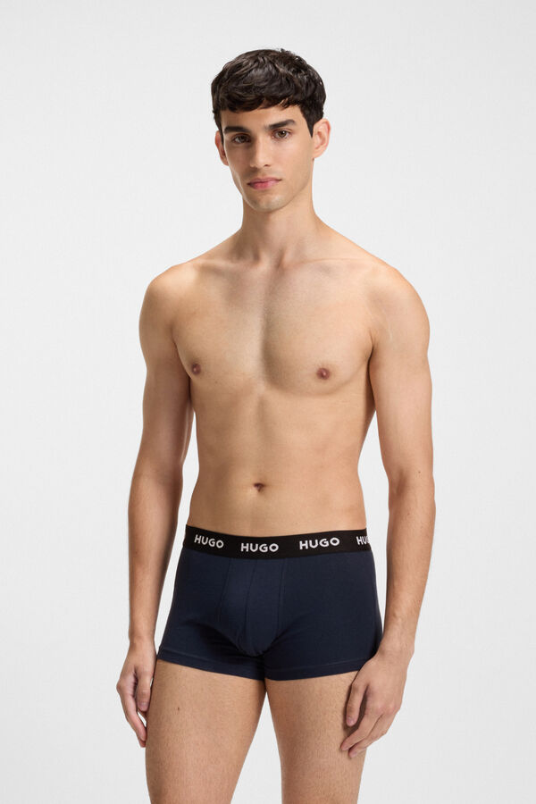 HUGO Pack 3 boxers Azul