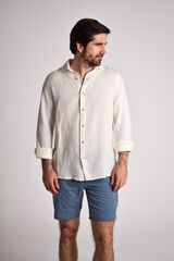 Cloking Linen cargo Bermuda shorts Blue