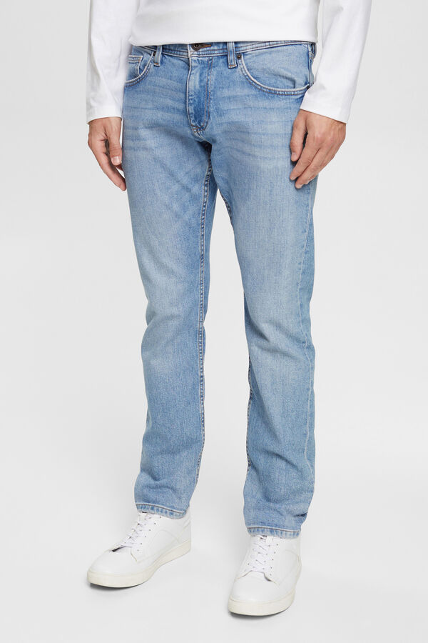 Cortefiel Jeans 5 bolsos com algodão orgânico Azul