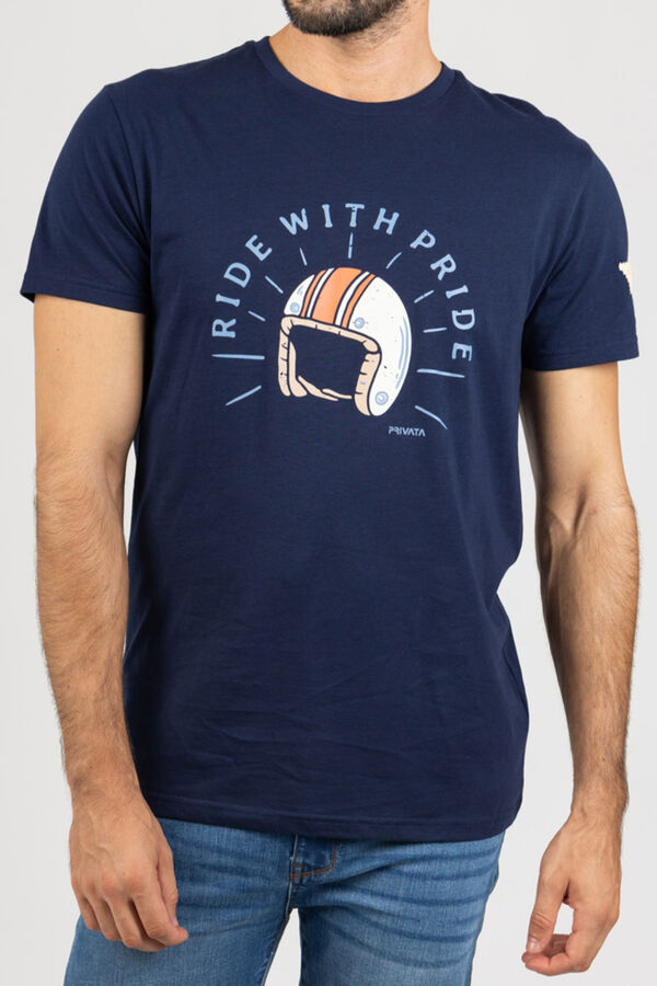 Privata Camiseta manga corta Azul marino