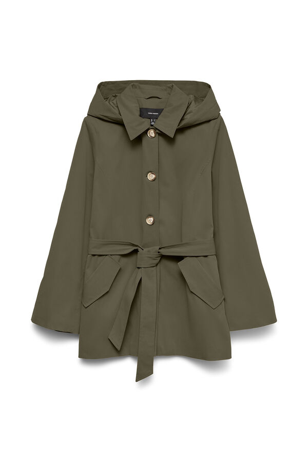 Vero Moda Gabardina midi Verde