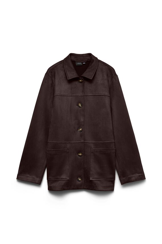 Chaqueta de antelina