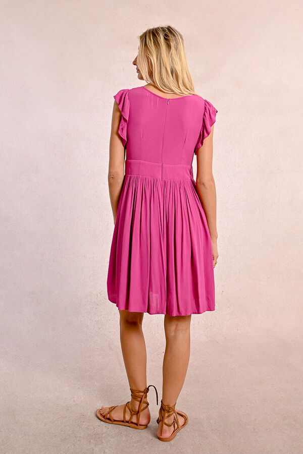 Molly Bracken Vestido manga curta Roxo