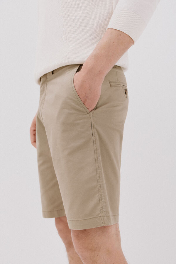 Cortefiel Chino bermuda shorts Kaki