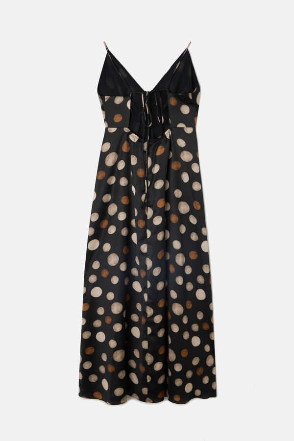 Silbon Polka-dot midi dress Multicolour