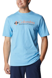Cortefiel Columbia CSC Basic Logo short-sleeved T-shirt™ Blue