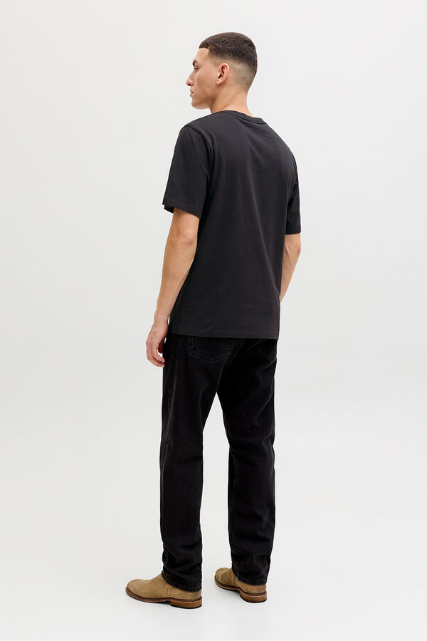 Jack & Jones Cotton regular fit T-shirt Black