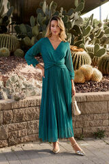 Polín Et Moi Vestido largo Tilda Azul