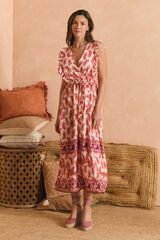 Pol&iacute;n Et Moi Vestido motivos Coral Coral