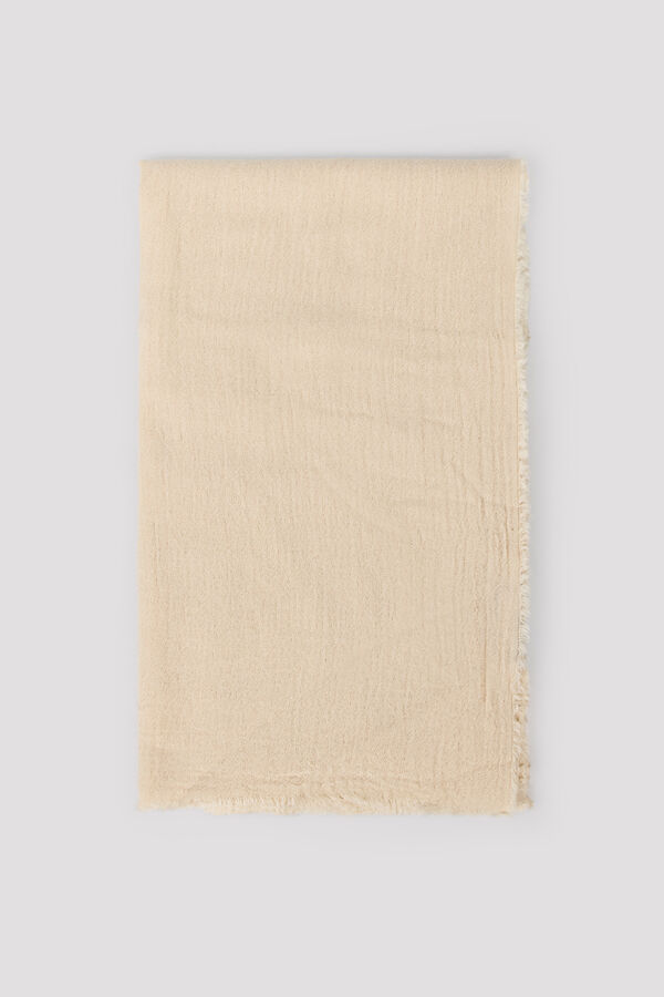 Cortefiel Plain scarf Beige