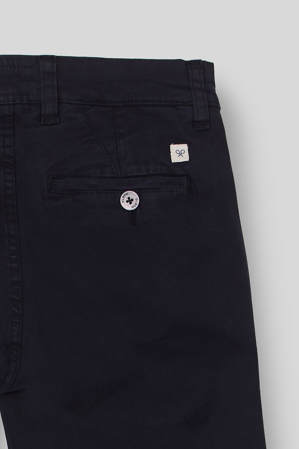 Silbon Casual navy blue chinos Navy