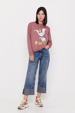 Cortefiel Sweatshirt Disney Rosa