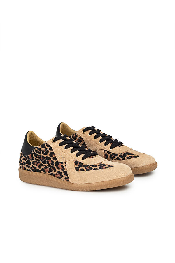 Popa Zapatilla Imperial Leopardo Negro Negro
