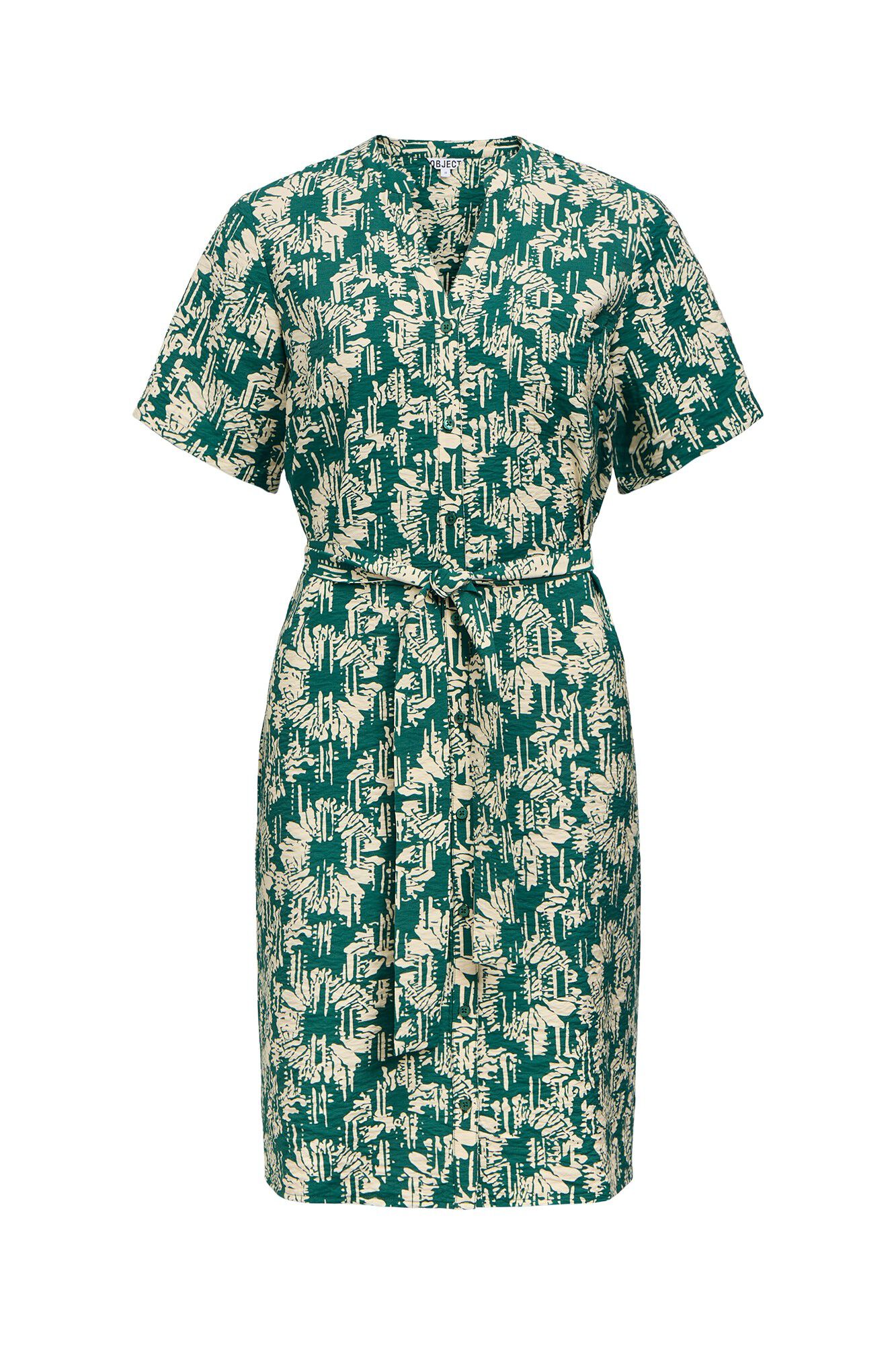 Object Vestido curto estampado