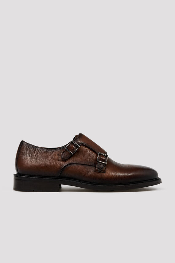 Zapato vestir dos hebillas
