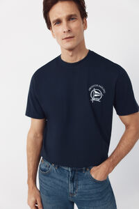 Cortefiel Sailing graphic T-shirt