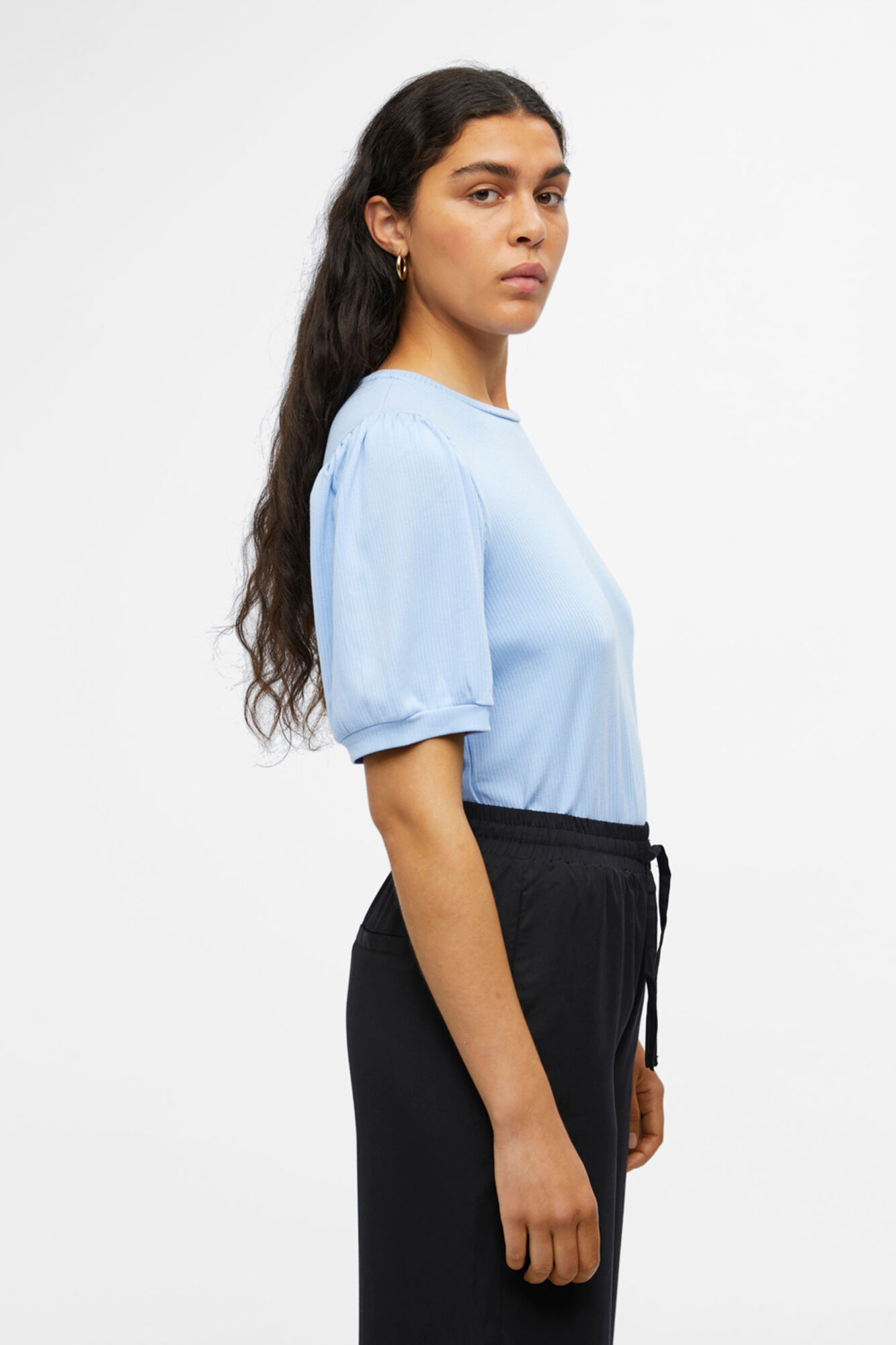 Object T-shirt com mangas bal&atilde;o