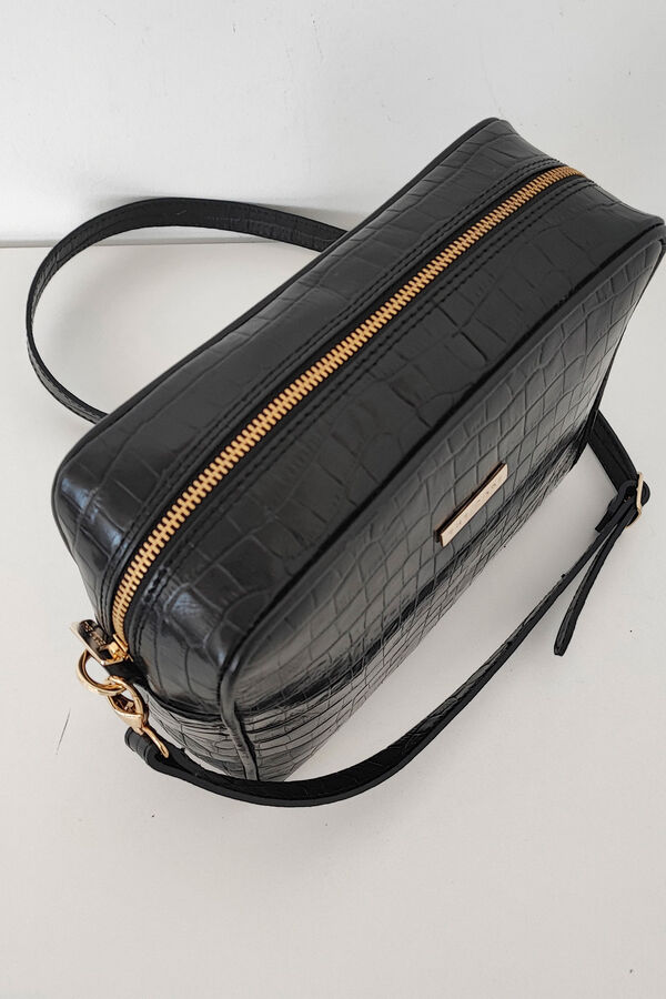 The Code Black Charlotte Shoulder Bag Black