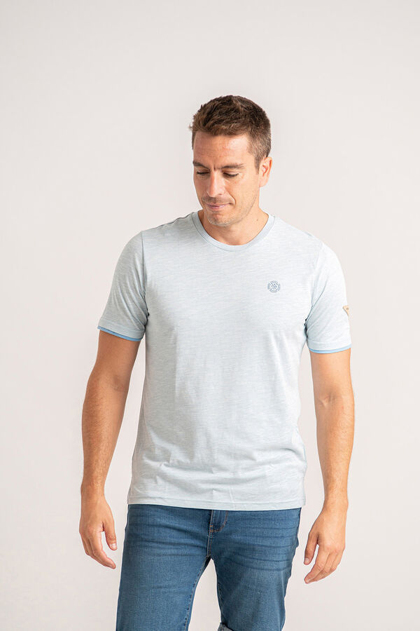 Privata T-shirt básica manga curta Azul