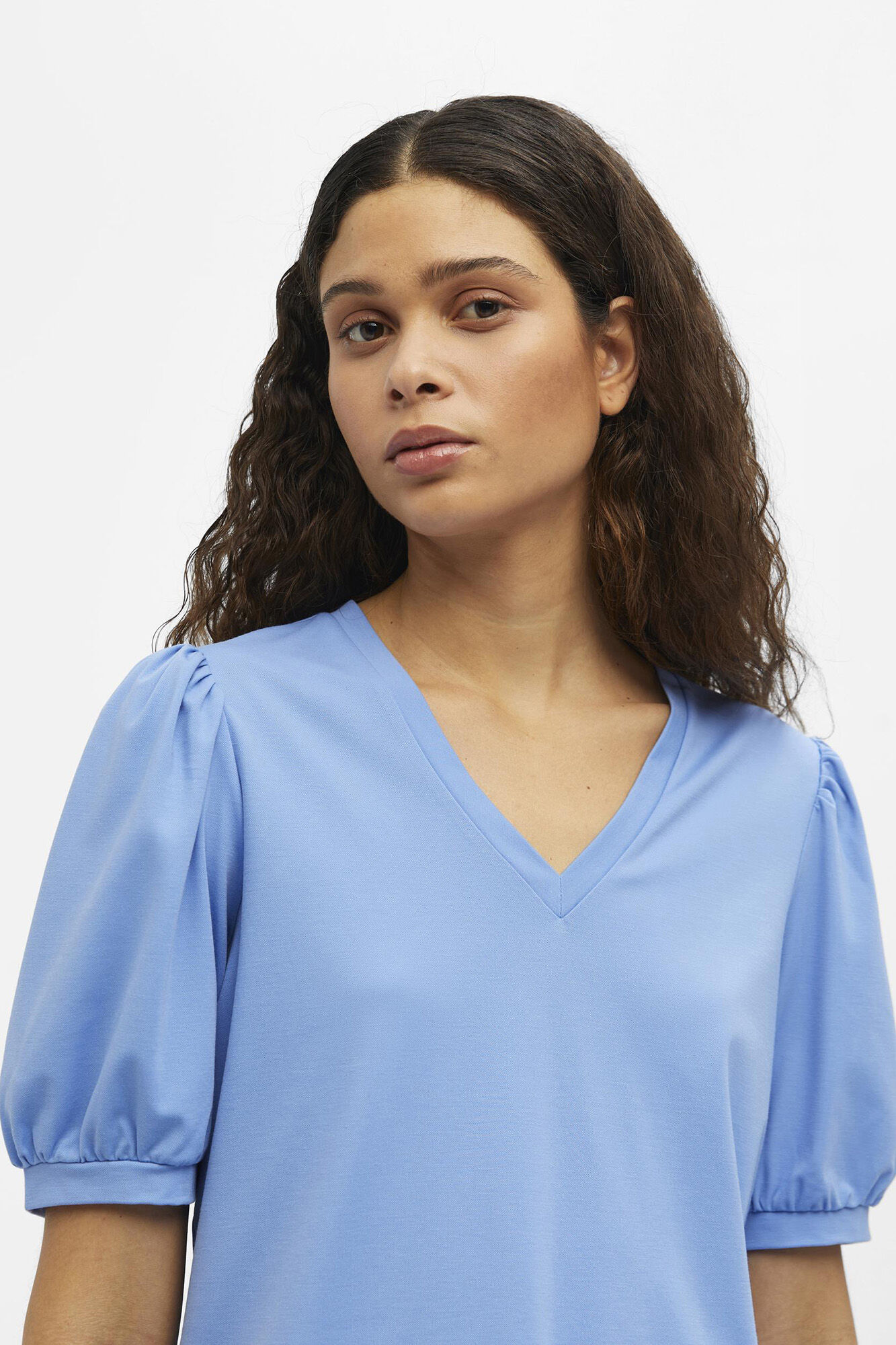 Object T-shirt com mangas bal&atilde;o