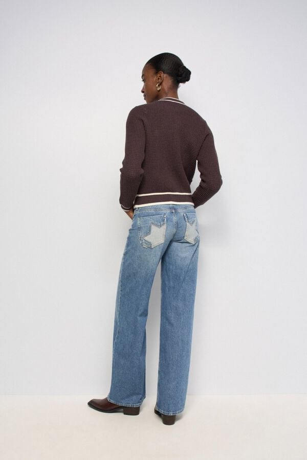 Salsa Jeans Buttoned cardigan Dark brown