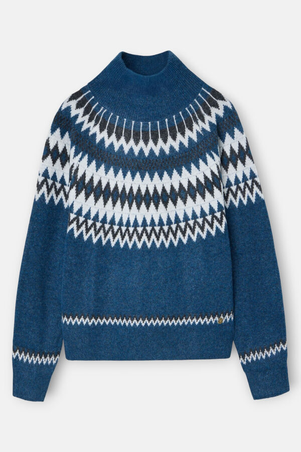 Silbon Camisola jacquard Azul