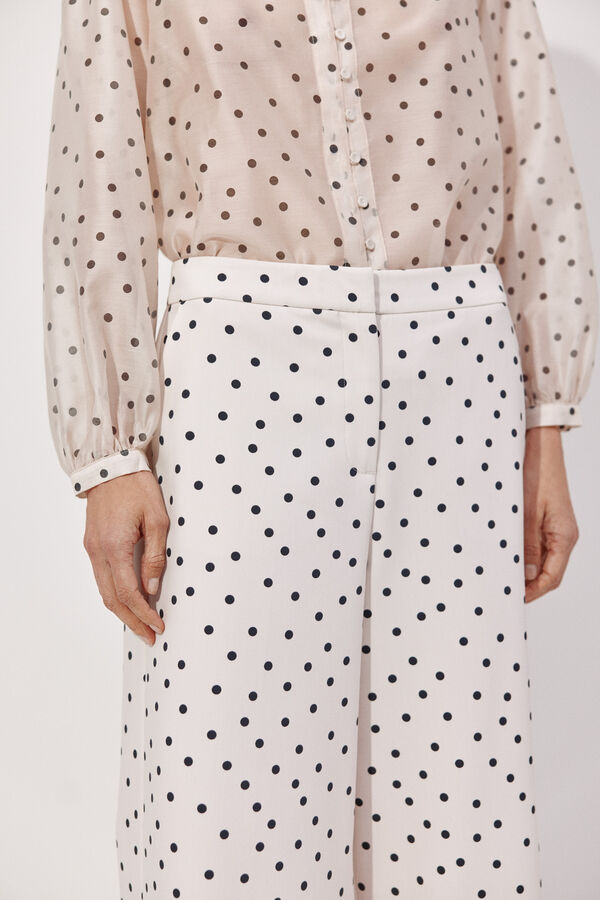 Cortefiel Bolinhas palazzo de bolinhas Impress&atilde;o