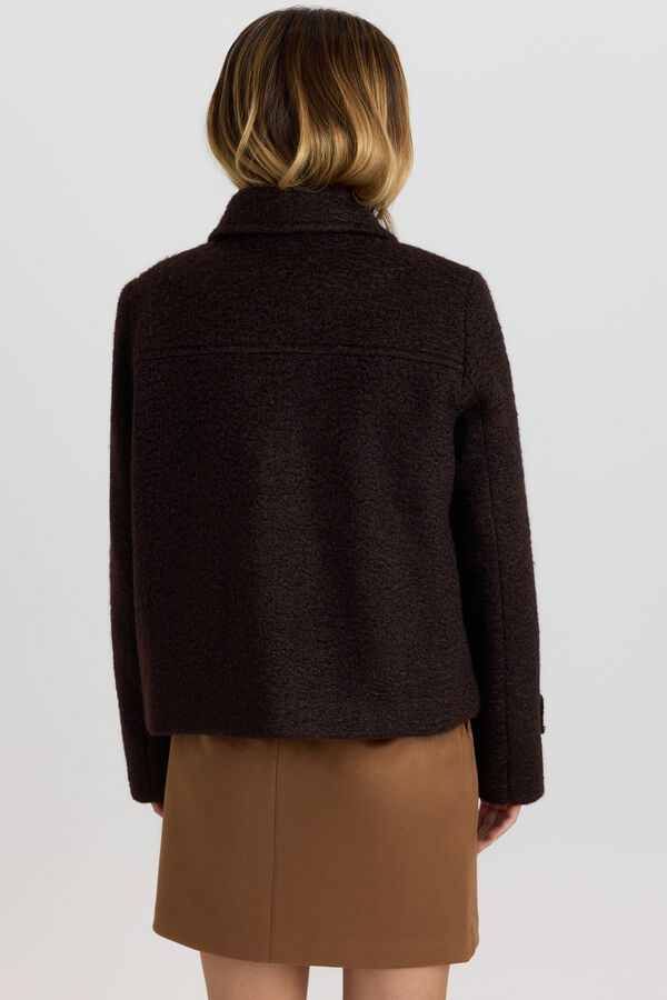 Vero Moda Casaco com fivelas Castanho