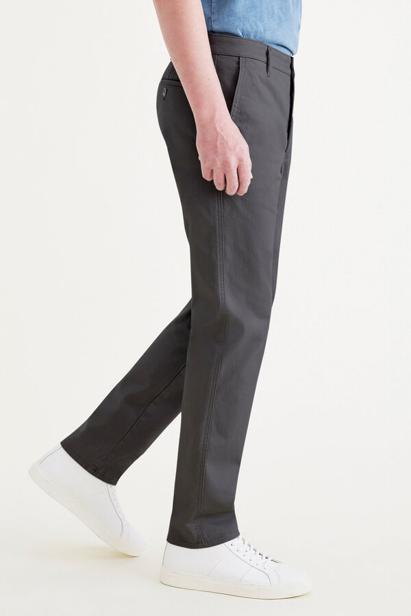 Dockers Pantalón chino Slim Fit Original para hombre Gris