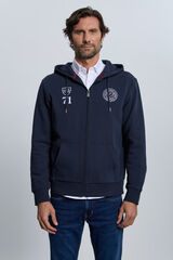 Valecuatro Fecho-&Eacute;clair com sweatshirt e escudo azul marinho Azul