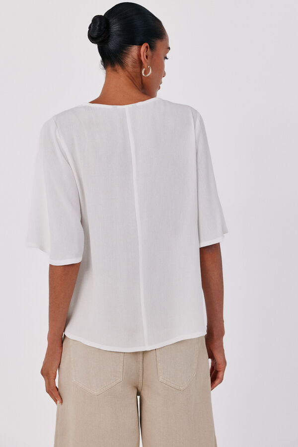 Cortefiel Lace blouse White