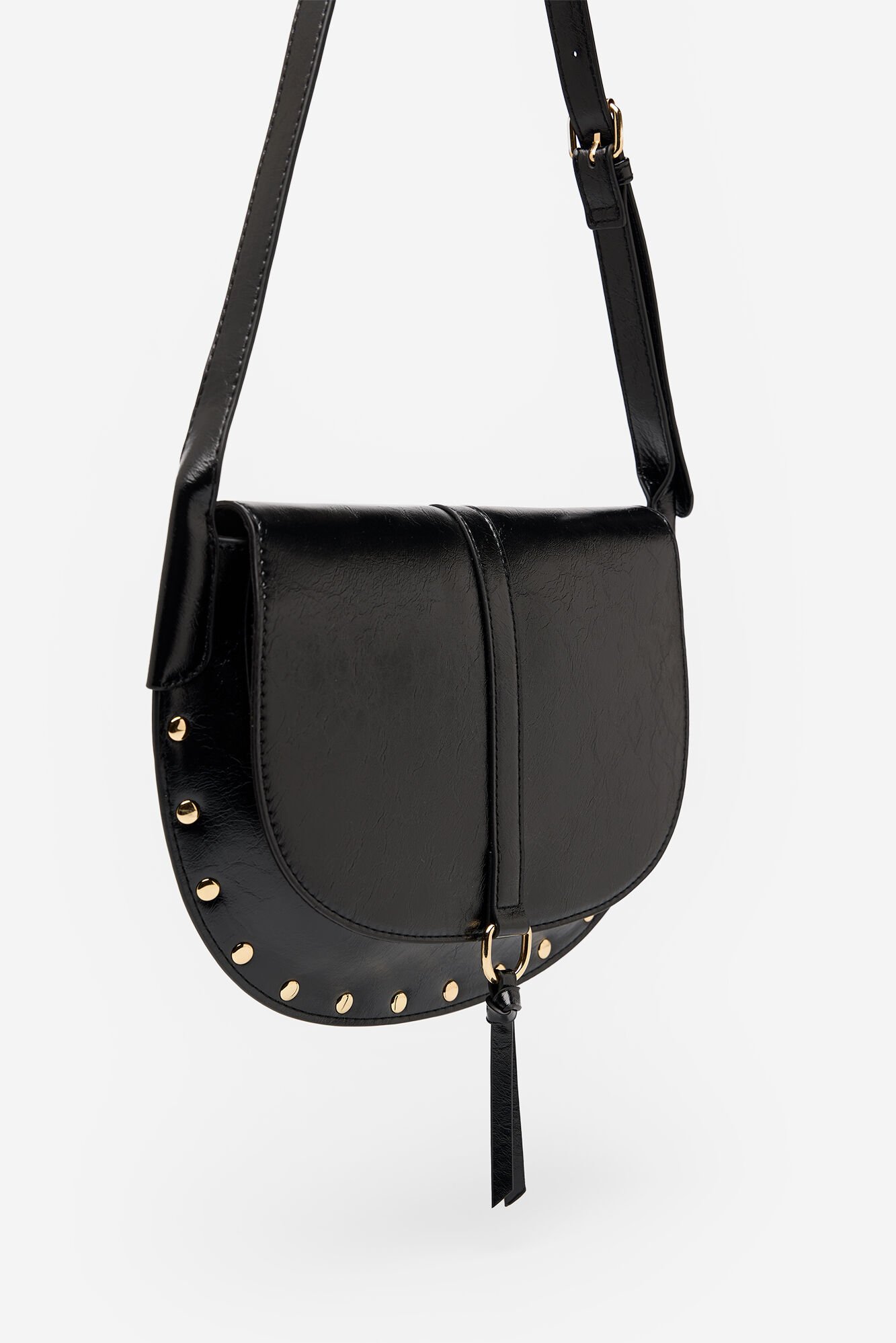 Cortefiel Crossbody bag with flap and tachahs