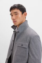 Cortefiel Knitted jersey-knit Grey