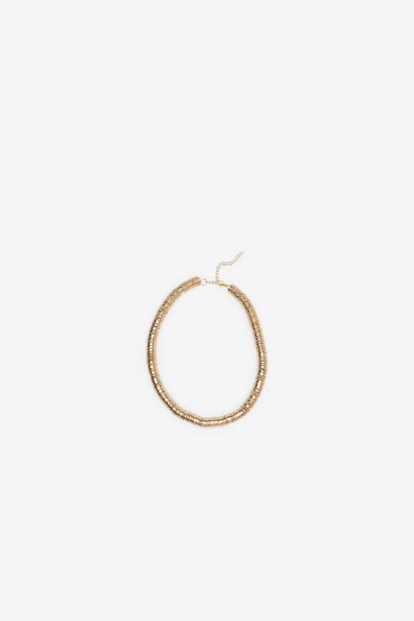 Cortefiel Gold necklace Yellow