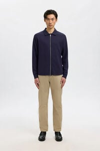 Selected Calça calças chino slim fit feita de algodão orgânico 