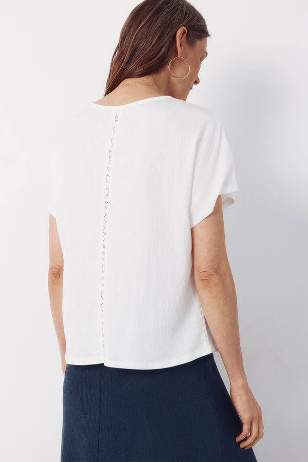 Cortefiel T-shirt fins White