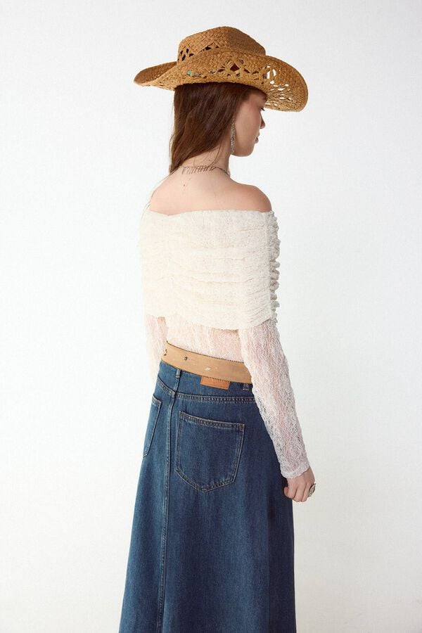 Slowlove Top lencero Marfil