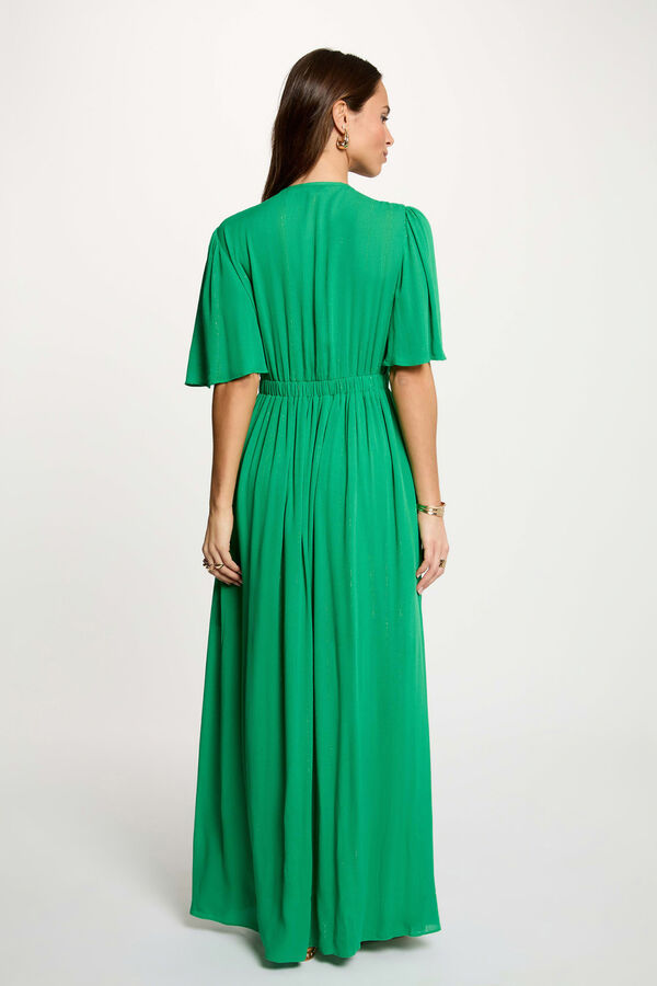 Morgan Vestido comprido com decote em V Verde