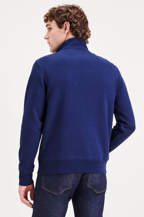 Dockers Camisola com fecho-&eacute;clair Azul