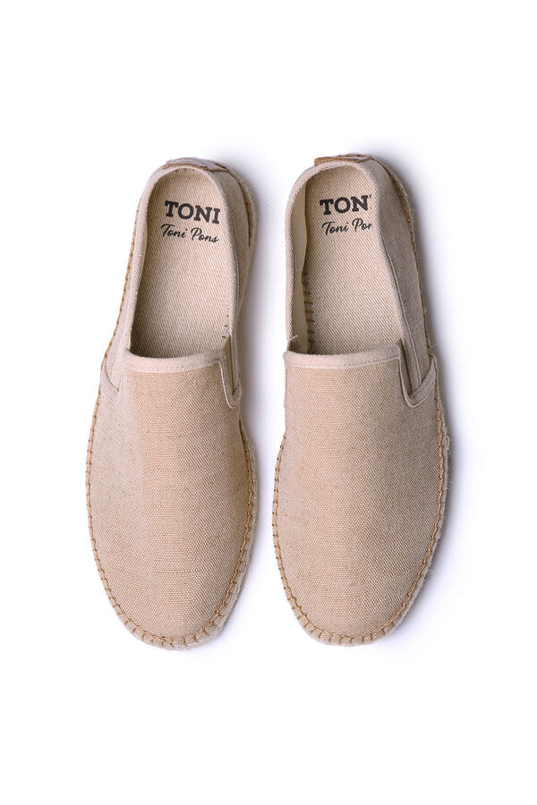 Toni Pons Espadrille clássica plano para homem Castanho