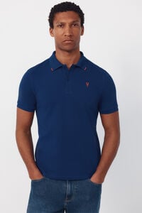 Cortefiel Embroidered polo shirt