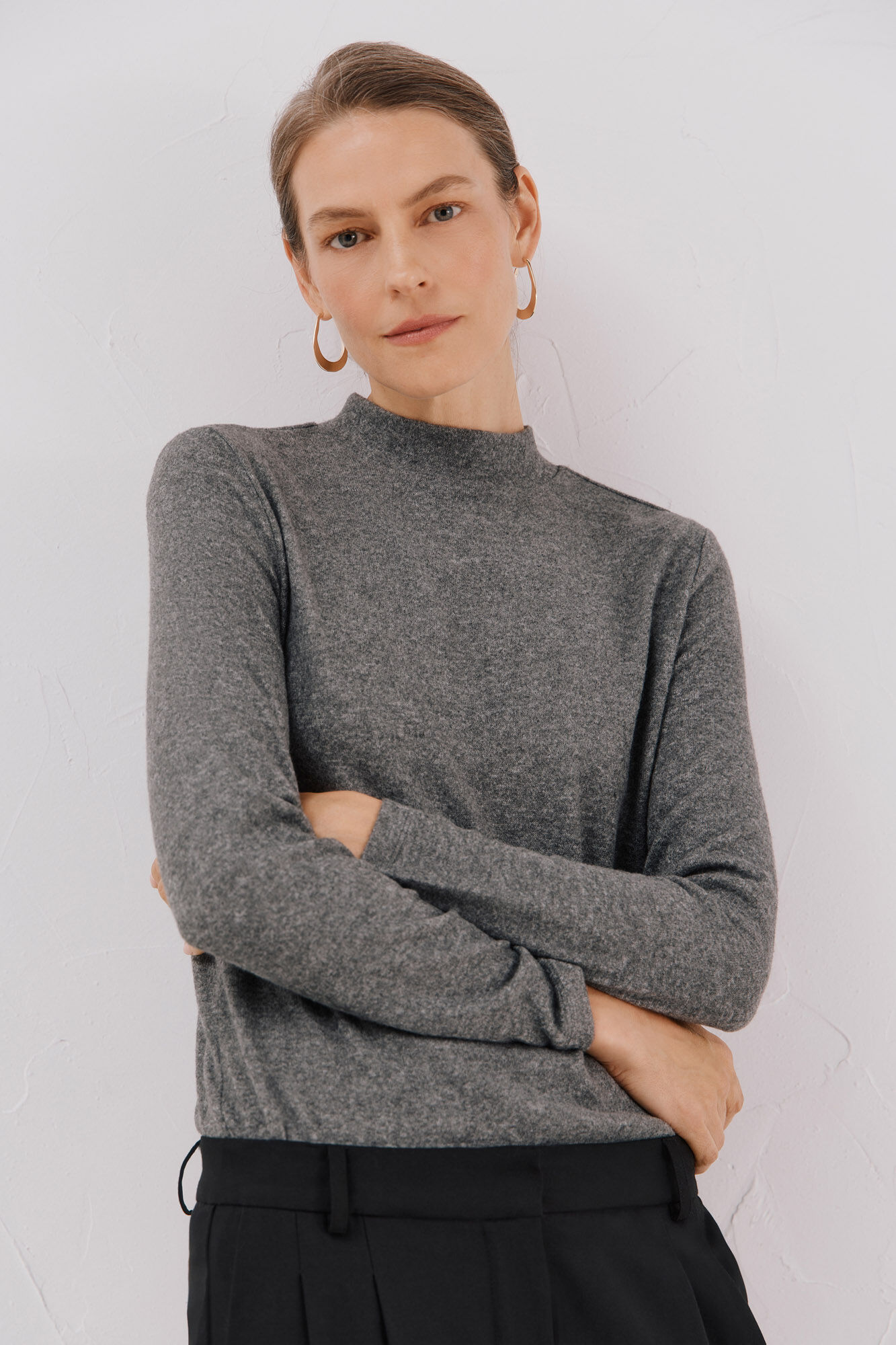 Cortefiel Basic perkins neck t-shirt