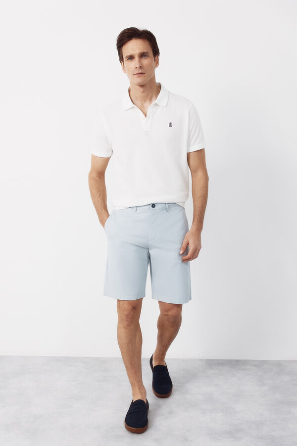 Cortefiel Chino Bermuda shorts Blue