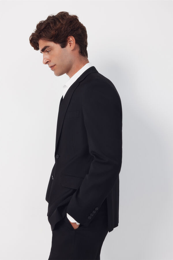 Cortefiel Blazer black structureXXI Serie Black