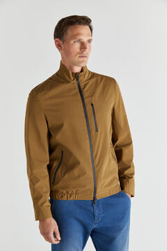Cortefiel Lightweight technical jacket Brown