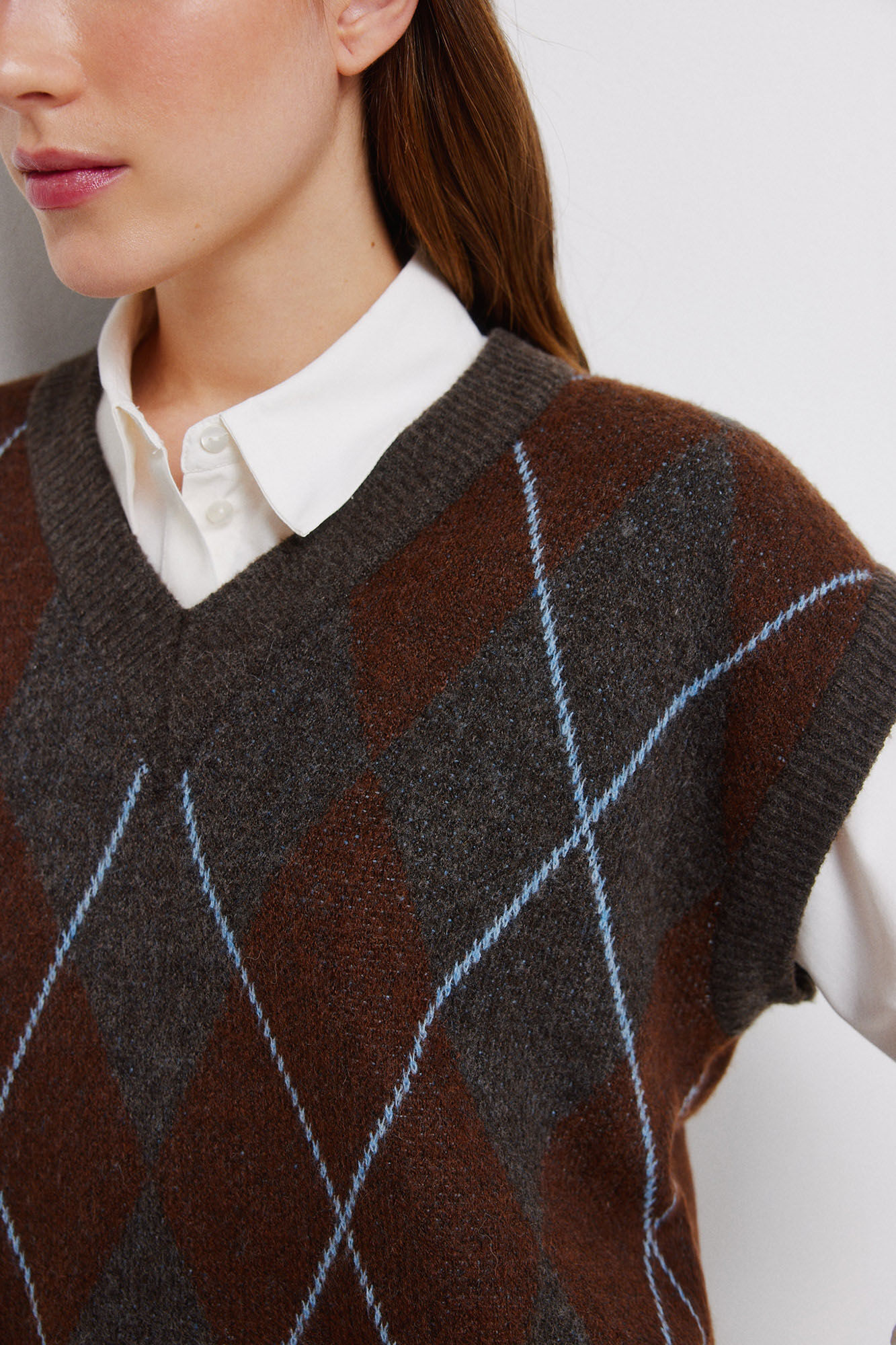Vila V-neck knit gilet