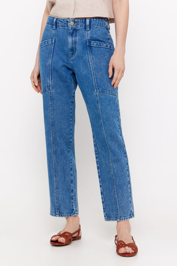 Cortefiel Carrot trousers Blue